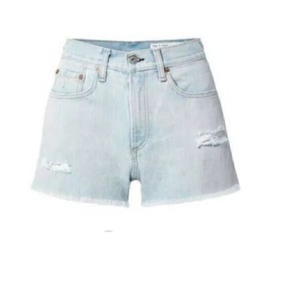 New! rag & bone Justine Jean Shorts - Picture 3 of 9